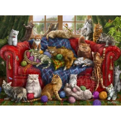 Vermont Christmas Co. Love My Cats Puzzle 1000pcs