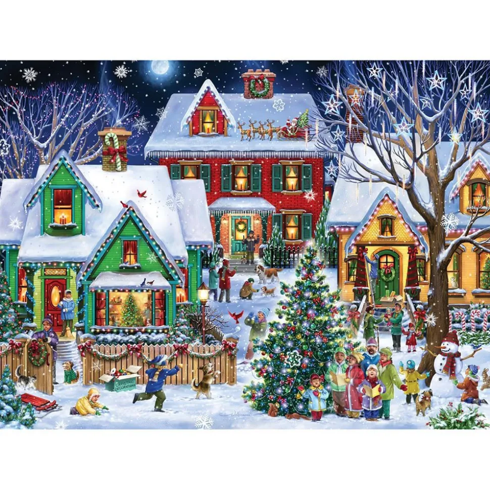 Vermont Christmas Co. Neighborhood Christmas Puzzle 1000pcs