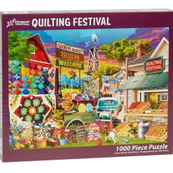 Vermont Christmas Co. Quilting Festival Puzzle 1000pcs