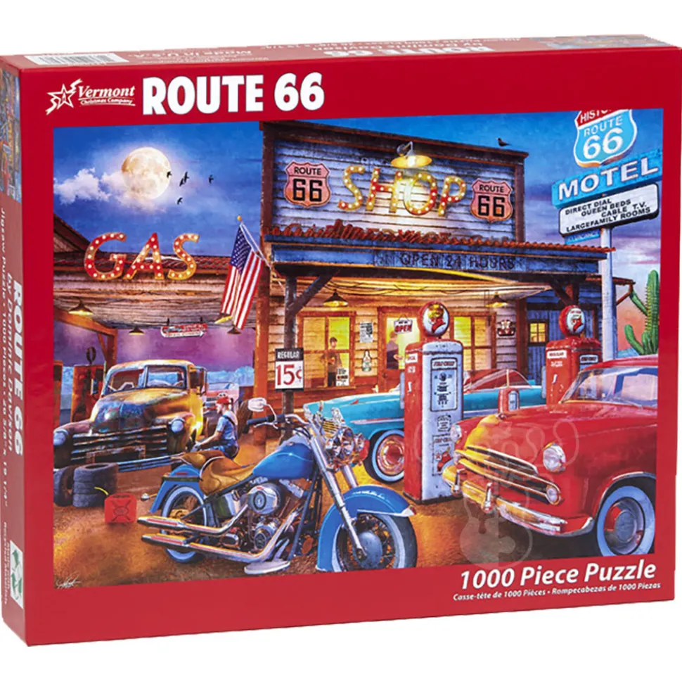 Vermont Christmas Co. Route 66 Puzzle 1000pcs