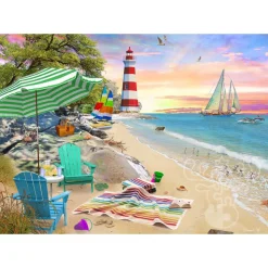 Vermont Christmas Co. Seaside Beach Puzzle 1000pcs
