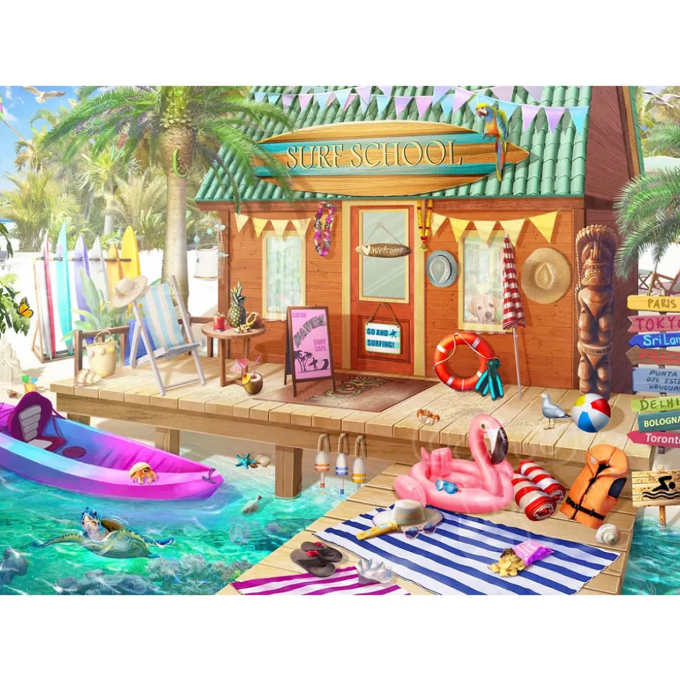 Vermont Christmas Co. Surf School Puzzle 1000pcs