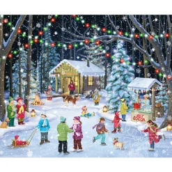 Vermont Christmas Co. Woodland Skaters Puzzle 1000pcs