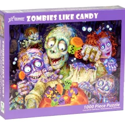 Vermont Christmas Co. Zombies Like Candy Puzzle 1000pcs
