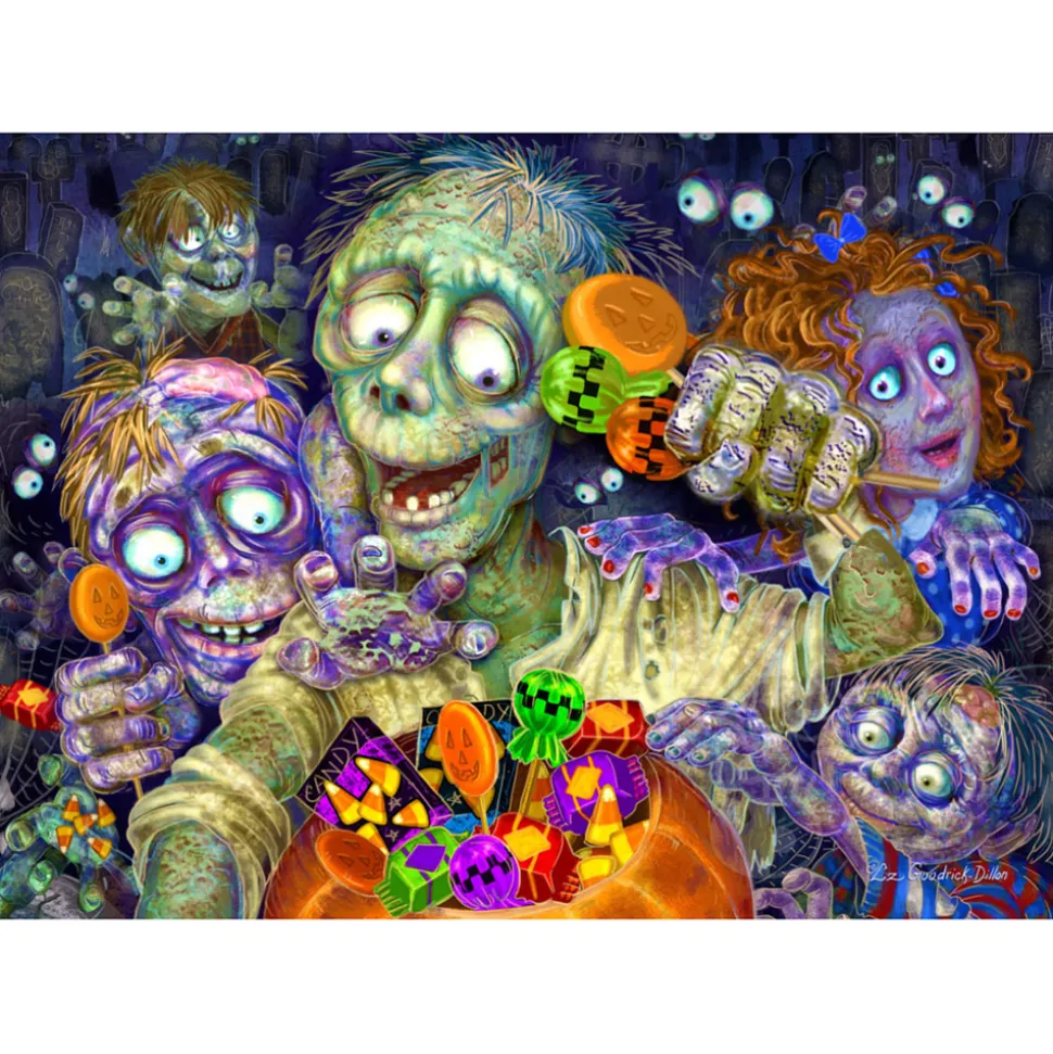 Vermont Christmas Co. Zombies Like Candy Puzzle 1000pcs