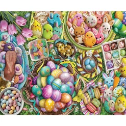 White Mountain 99 Easter Eggs Puzzle 1000pcs