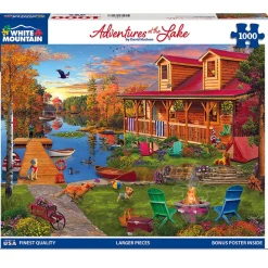White Mountain Adventures At The Lake Puzzle 1000pcs