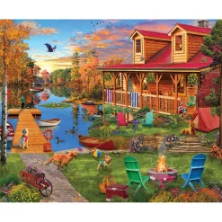 White Mountain Adventures At The Lake Puzzle 1000pcs