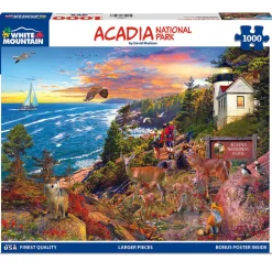 White Mountain Arcadia National Park Puzzle 1000pcs
