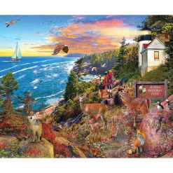 White Mountain Arcadia National Park Puzzle 1000pcs