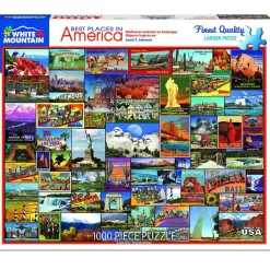 White Mountain Best Places in America Puzzle 1000pcs