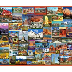 White Mountain Best Places in America Puzzle 1000pcs
