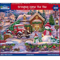 White Mountain Bringing Home The Tree Puzzle 1000pcs