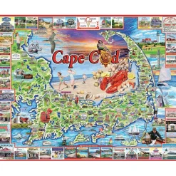 White Mountain Cape Cod Puzzle 1000pcs