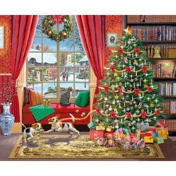 White Mountain Christmas Morning Puzzle 1000pcs
