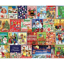 White Mountain Christmas Calendar Puzzle 1000pcs