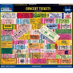 White Mountain Concert Tickets Puzzle 1000pcs