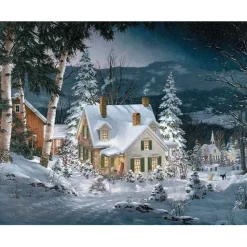White Mountain Friends in Winter Puzzle 1000pcs