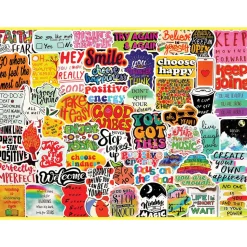 White Mountain Good Vibes Puzzle 500pcs