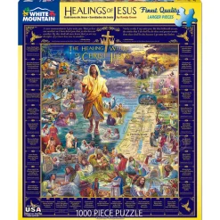 White Mountain Healings of Jesus Puzzle 1000pcs