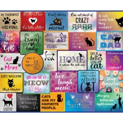 White Mountain I Love Cats Puzzle 1000pcs