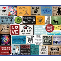 White Mountain I Love Dogs Puzzle 1000pcs