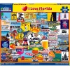 White Mountain I Love Florida Puzzle 1000pcs