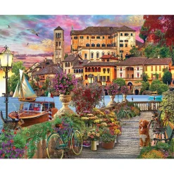 White Mountain Italian Promenade Puzzle 1000pcs