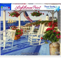 White Mountain Lighthouse Point Puzzle 1000pcs