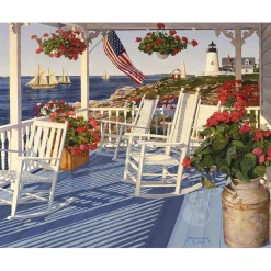 White Mountain Lighthouse Point Puzzle 1000pcs