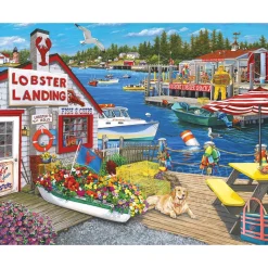 White Mountain Lobster Landing Puzzle 1000pcs