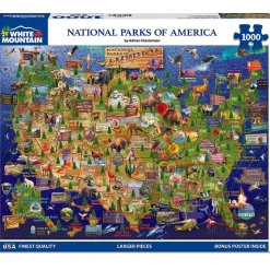 White Mountain National Parks Map Puzzle 1000pcs