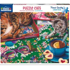 White Mountain Puzzle Cats Puzzle 1000pcs