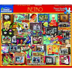 White Mountain Retro Puzzle 500pcs