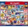 White Mountain Ski Stamps Puzzle 1000pcs