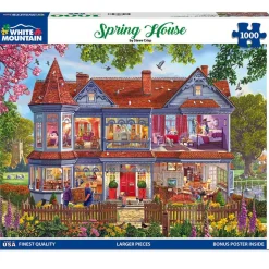 White Mountain Spring House Puzzle 1000pcs