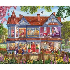 White Mountain Spring House Puzzle 1000pcs