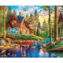 White Mountain Summer Retreat Puzzle 1000pcs