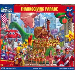 White Mountain Thanksgiving Parade Puzzle 1000pcs