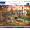 White Mountain The River Church Puzzle 1000pcs