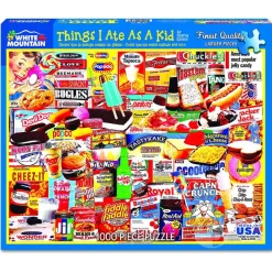 White Mountain Things I Ate As A Kid Puzzle 1000pcs