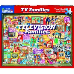 White Mountain TV Families Puzzle 1000pcs