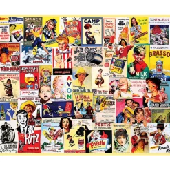 White Mountain Vintage Ads Puzzle 500pcs