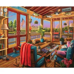 White Mountain Welcome to the Lake Puzzle 1000pcs