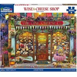 White Mountain Wine & Cheese Shop Puzzle 1000pcs