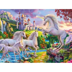 Willow Creek Unicorns & Castle Puzzle 1000pcs