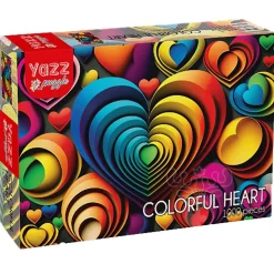 Yazz Puzzle Colorful Heart Puzzle 1000pcs