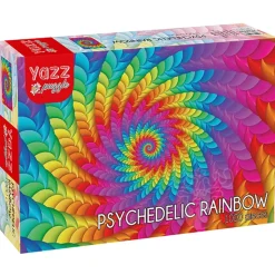 Yazz Puzzle Psychedelic Rainbow Puzzle 1000pcs