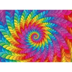 Yazz Puzzle Psychedelic Rainbow Puzzle 1000pcs